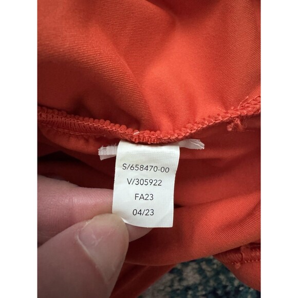 Athleta Transcend Ruched Tank Top Orange Sleeveless‎ Athletic Women's XS - Picture 7 of 7